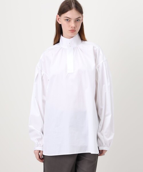 ブリエンヌパリ　スタンドカラー　ブラウス　シャツ BOURRIENNE SHIRT スタンドカラーシャツ（シャツ/ブラウス