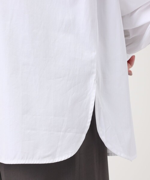 BOURRIENNE ParisX(ブリエンヌパリディス)の「BOURRIENNE SHIRT スタンドカラーシャツ(シャツ/ブラウス・レディース・ホワイト・M)」の9枚目の写真