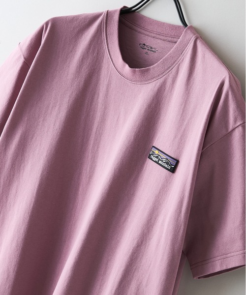 ragged mountain（ラギットマウンテン）の「【RAGGED MOUNTAIN/ラギットマウンテン】【究極のシンプルT】BARNSTEAD/バーンステッド ワンポイントロゴＴシャツ ルーズシルエット アウトドア ストリート 大人カジュアル ノームコア ミニマル（Tシャツ/カットソー・メンズ・ブラック/ベージュ/カーキ/ピンク/ホワイト・LARGE/X-LARGE/MEDIUM）」の5枚目の写真