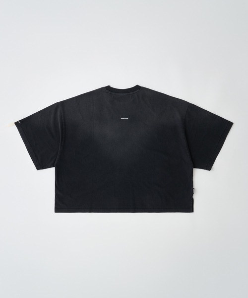 ADAM PATEK(アダムパテック)の「【ADAMPATEK/アダムパテック】widebox aging T ワイドボックスエイジングTEE(Tシャツ/カットソー・メンズ・ホワイト/グリーン/ピンク/ブラック・1/2)」の6枚目の写真
