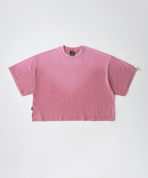 ADAM PATEK(アダムパテック)の「【ADAMPATEK/アダムパテック】widebox aging T ワイドボックスエイジングTEE(Tシャツ/カットソー・メンズ・ホワイト/グリーン/ピンク/ブラック・1/2)」の14枚目の写真