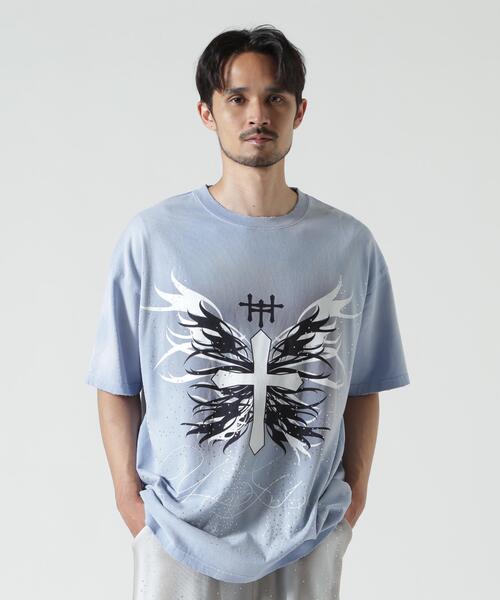 FR(13)NDS(フレンズ)の「FR(13)NDS/フレンズ/Graphic Stone TEE(Tシャツ/カットソー・メンズ・ブラック/ブルー・L/M)」の2枚目の写真