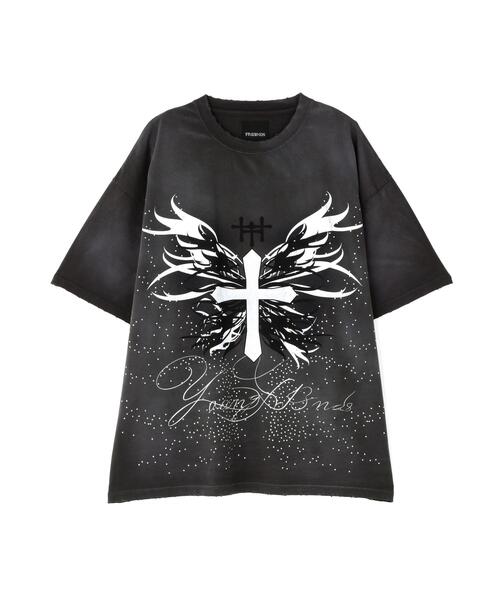 FR(13)NDS(フレンズ)の「FR(13)NDS/フレンズ/Graphic Stone TEE(Tシャツ/カットソー・メンズ・ブラック/ブルー・L/M)」の20枚目の写真