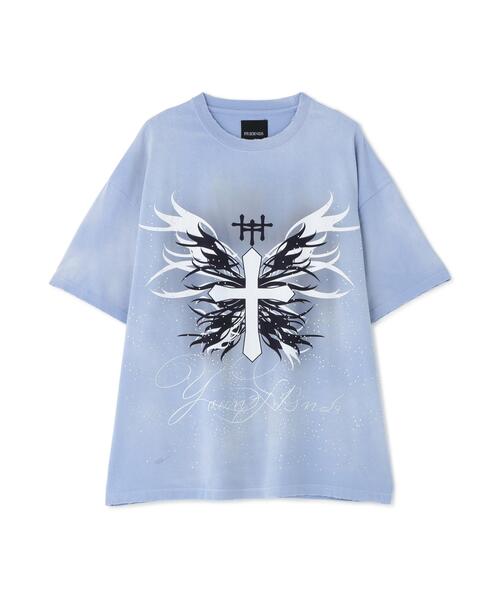 FR(13)NDS(フレンズ)の「FR(13)NDS/フレンズ/Graphic Stone TEE(Tシャツ/カットソー・メンズ・ブラック/ブルー・L/M)」の9枚目の写真