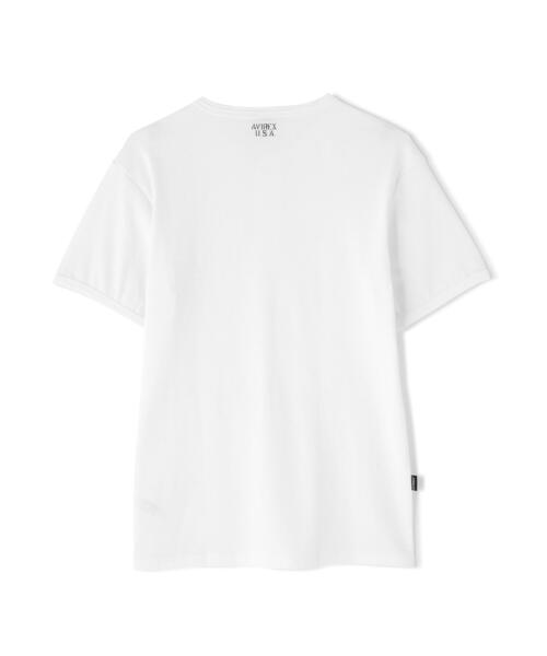 AVIREX(アヴィレックス)の「《DAILY/デイリー》MINI WAFFLE HENLEY NECK T-SHIRT / デイリーウェア ミニワッフル ヘンリーネック半袖Tシャツ / AVIREX / アヴィレックス(Tシャツ/カットソー・メンズ・ホワイト/ブラック/グレー・X-LARGE/SMALL/MEDIUM/LARGE)」の5枚目の写真
