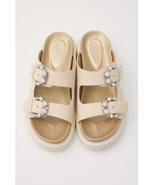 STACCATO(スタッカート)の「【再入荷】ピアスフィアコンフォートサンダル(サンダル・レディース・ブラック/ホワイト・22.5cm/24.5cm/24cm/23.5cm/23cm)」の13枚目の写真