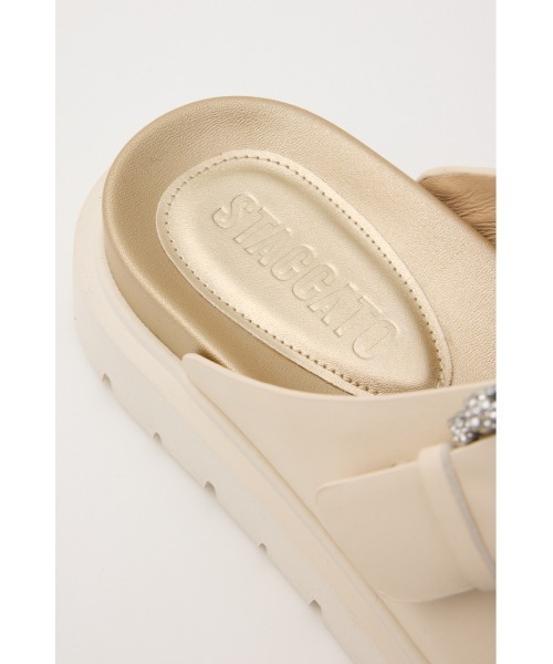STACCATO(スタッカート)の「【再入荷】ピアスフィアコンフォートサンダル(サンダル・レディース・ブラック/ホワイト・22.5cm/24.5cm/24cm/23.5cm/23cm)」の20枚目の写真