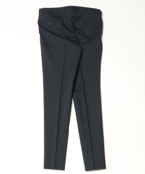 Perfect Suit FActory(パーフェクトスーツファクトリー)の「【膝あてメッシュ/高通気/清涼/ムレにくい】 「羽衣を纏う」ビズスラックス 千鳥柄 M.グレー/ネイビー(スラックス・メンズ・ネイビー/グレー・94/73/76/79/82/85/88/91)」の16枚目の写真