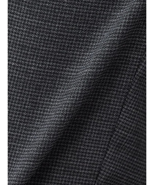 Perfect Suit FActory(パーフェクトスーツファクトリー)の「【膝あてメッシュ/高通気/清涼/ムレにくい】 「羽衣を纏う」ビズスラックス 千鳥柄 M.グレー/ネイビー(スラックス・メンズ・ネイビー/グレー・94/73/76/79/82/85/88/91)」の3枚目の写真