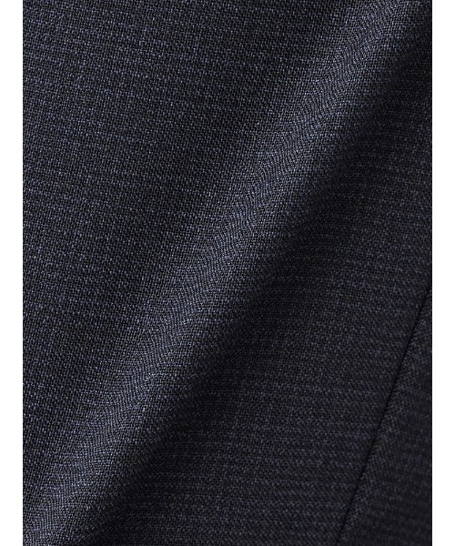 Perfect Suit FActory(パーフェクトスーツファクトリー)の「【膝あてメッシュ/高通気/清涼/ムレにくい】 「羽衣を纏う」ビズスラックス 千鳥柄 M.グレー/ネイビー(スラックス・メンズ・ネイビー/グレー・94/73/76/79/82/85/88/91)」の7枚目の写真