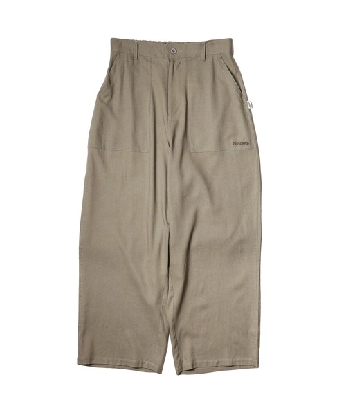 Subciety(サブサエティ)の「Linen blend baker pants(その他パンツ・メンズ・ベージュ/オリーブ/ブラック・X-LARGE/LARGE/MEDIUM/SMALL)」の6枚目の写真