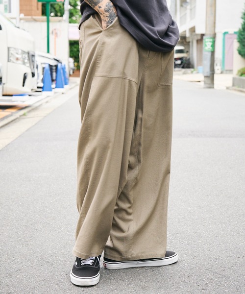 Subciety(サブサエティ)の「Linen blend baker pants(その他パンツ・メンズ・ベージュ/オリーブ/ブラック・X-LARGE/LARGE/MEDIUM/SMALL)」の13枚目の写真