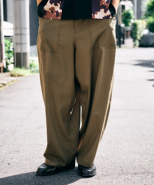 Subciety(サブサエティ)の「Linen blend baker pants(その他パンツ・メンズ・ベージュ/オリーブ/ブラック・X-LARGE/LARGE/MEDIUM/SMALL)」の15枚目の写真
