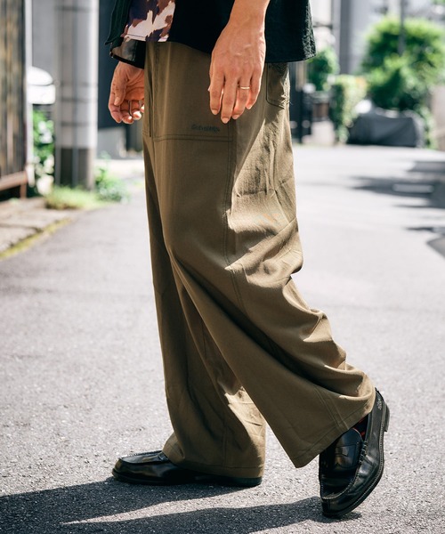 Subciety(サブサエティ)の「Linen blend baker pants(その他パンツ・メンズ・ベージュ/オリーブ/ブラック・X-LARGE/LARGE/MEDIUM/SMALL)」の16枚目の写真