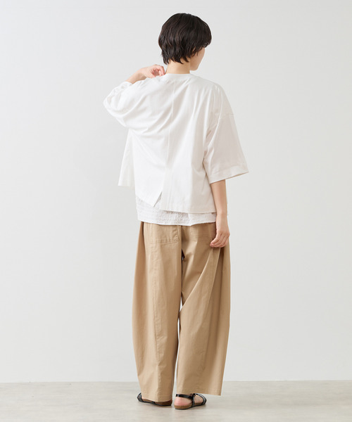 MELROSE claire(メルローズ クレール)の「【コットンカーディガン】(カーディガン/ボレロ・レディース・オフホワイト/ブルー/チャコールグレー・FREE)」の5枚目の写真