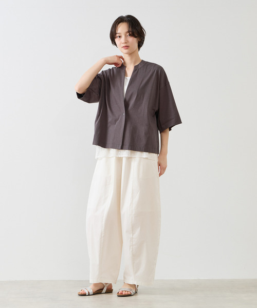 MELROSE claire(メルローズ クレール)の「【コットンカーディガン】(カーディガン/ボレロ・レディース・オフホワイト/ブルー/チャコールグレー・FREE)」の21枚目の写真