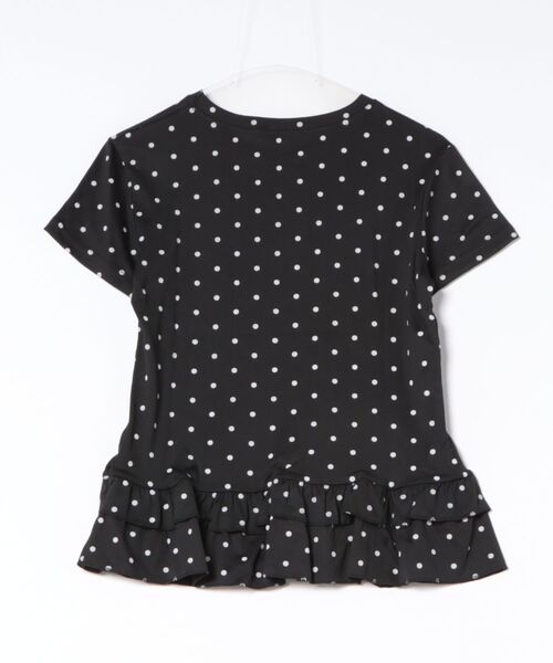 GORGE(ゴージ)の「《ドット柄×裾フリル》カットソー/大人フェミニン/春夏/全4色(Tシャツ/カットソー・レディース・ブラック/チャコール/オートミール/ネイビー・F)」の5枚目の写真