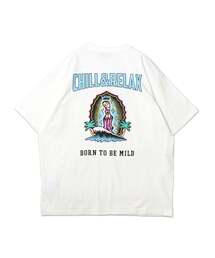 chillax（チラックス）の「【CHILLAX】スラブ天竺 マルチデザインプリント TEE（Tシャツ/カットソー）」