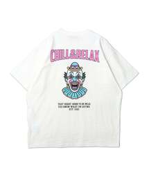 chillax（チラックス）の「【CHILLAX】スラブ天竺 マルチデザインプリント TEE（Tシャツ/カットソー）」