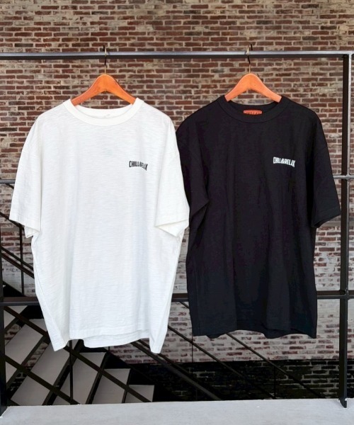 chillax(チラックス)の「【CHILLAX】スラブ天竺 マルチデザインプリント TEE(Tシャツ/カットソー・メンズ・ブラック/ブラック系2/ホワイト/ブラック系1/ホワイト系2/ホワイト系1・2/3)」の19枚目の写真