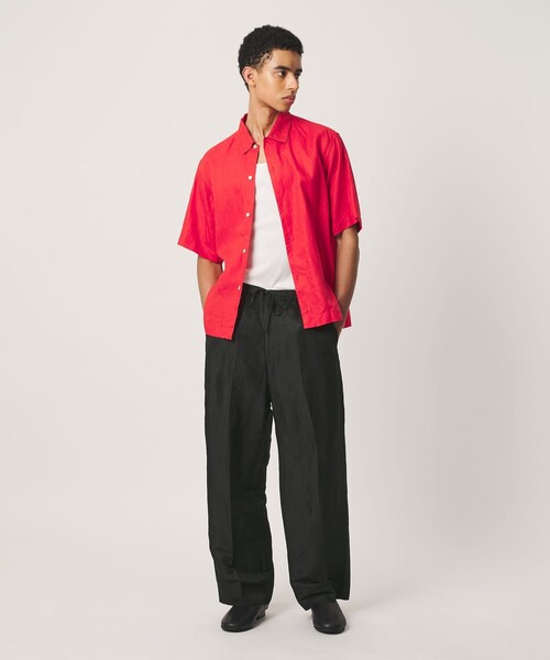 BEAUTY&YOUTH UNITED ARROWS(ビューティーアンドユースユナイテッドアローズ)の「HI-LINE リネン シルク イージー トラウザー(その他パンツ・メンズ・ダークグレー/ブラック・L/M/S/XL)」の21枚目の写真