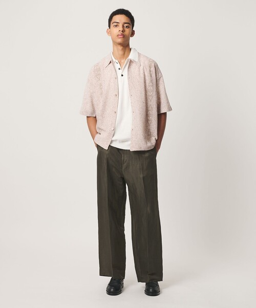 BEAUTY&YOUTH UNITED ARROWS(ビューティーアンドユースユナイテッドアローズ)の「HI-LINE リネン シルク イージー トラウザー(その他パンツ・メンズ・ダークグレー/ブラック・L/M/S/XL)」の18枚目の写真
