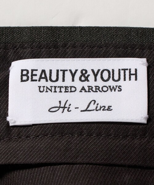 BEAUTY&YOUTH UNITED ARROWS(ビューティーアンドユースユナイテッドアローズ)の「HI-LINE リネン シルク イージー トラウザー(その他パンツ・メンズ・ダークグレー/ブラック・L/M/S/XL)」の4枚目の写真