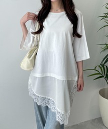 WEGO/レースドッキングT