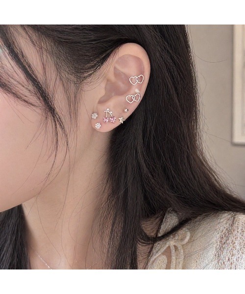 Bling Leads(ブリングリーズ)の「【Bls】【ZA】【Bling Leads】アソートピアスSET(ピアス(両耳用)・レディース・A/B/C・FREE)」の4枚目の写真