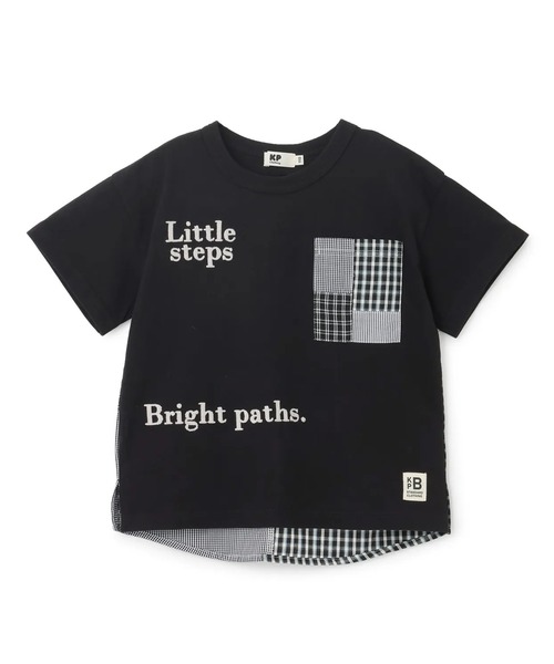 セール】パッチワーク切り替え Tシャツ（Tシャツ/カットソー）｜KP BOY