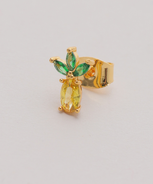 journal standard L'essage(ジャーナルスタンダードレサージュ)の「《WEB限定》Girlscrew/ガールズクルー Tropical Fruit ピアス (5ピース1セット)(ピアス(片耳用)・レディース・ゴールド・FREE)」の3枚目の写真