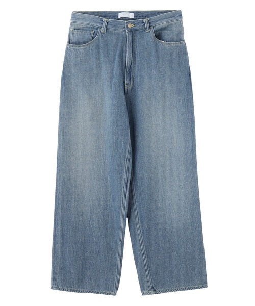 FACETASM(ファセッタズム)の「FACETASM LOOSE WEAVE DENIM JOO-PT-U08(デニムパンツ・メンズ・ブラック/インディゴブルー・3)」の2枚目の写真
