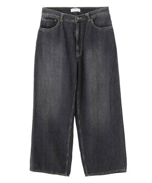 FACETASM(ファセッタズム)の「FACETASM LOOSE WEAVE DENIM JOO-PT-U08(デニムパンツ・メンズ・ブラック/インディゴブルー・3)」の1枚目の写真