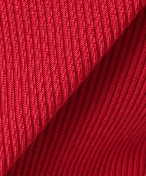 Noble（ノーブル）の「《アンサンブル対応》MAISON CORNICHON Short Cardigan Long sleeve（カーディガン/ボレロ・レディース・レッド/アイボリー/チャコールグレー・FREE）」の6枚目の写真