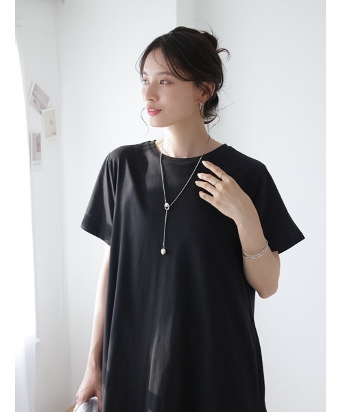 fifth（フィフス）の「Aラインマキシワンピース（ワンピース・レディース・チャコールグレー/ブラック・M）」の8枚目の写真