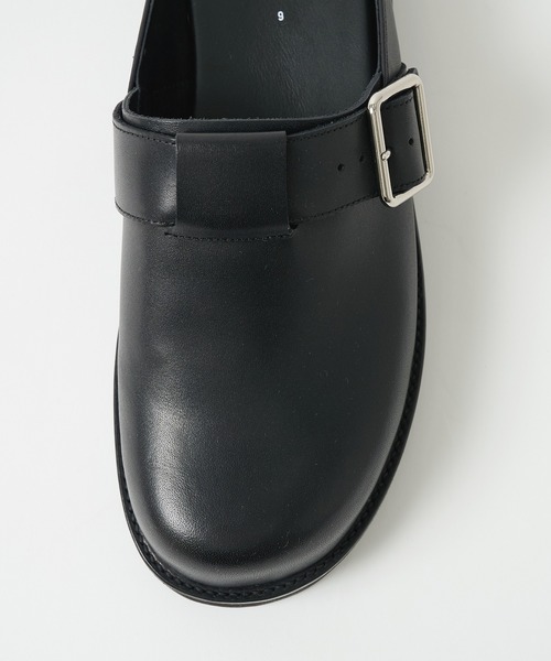foot the coacher(フットザコーチャー)の「【foot the coacher / フットザコーチャー】LEATHER BELT MULE(その他シューズ・メンズ・ブラック・7/8/9)」の10枚目の写真
