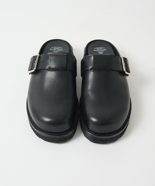 foot the coacher(フットザコーチャー)の「【foot the coacher / フットザコーチャー】LEATHER BELT MULE(その他シューズ・メンズ・ブラック・7/8/9)」の5枚目の写真