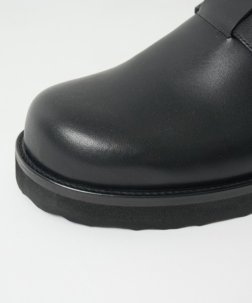 foot the coacher(フットザコーチャー)の「【foot the coacher / フットザコーチャー】LEATHER BELT MULE(その他シューズ・メンズ・ブラック・7/8/9)」の8枚目の写真