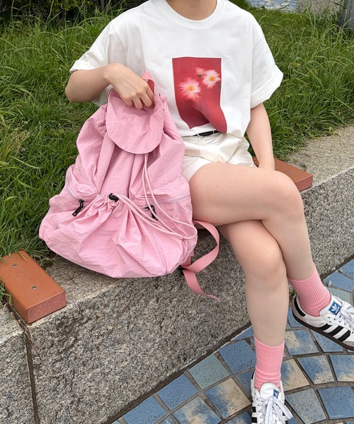 UNDERSTATEMENTs(アンダーステイトメント)の「【ユニセックス】ユーティリティナイロンリュック/バックパック(バックパック/リュック・メンズ・オフホワイト/ピンク/カーキ/ブラック/ブルー・FREE)」の16枚目の写真