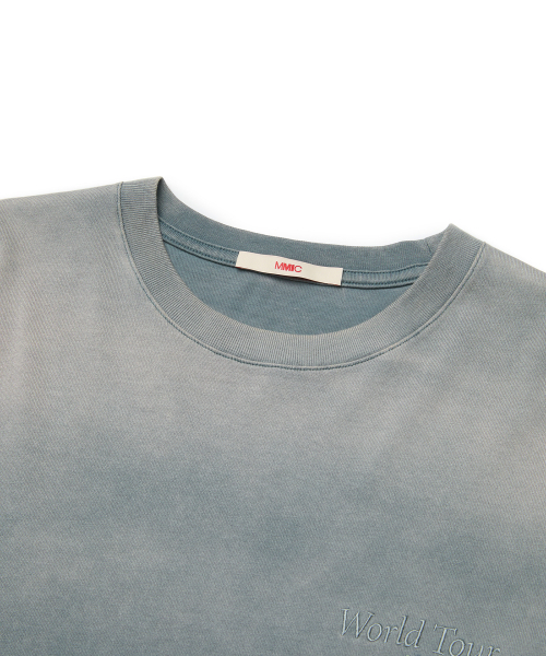 MMIC（エムエムアイシー）の「WORLD TOUR TEE (TEAL BLUE)（Tシャツ/カットソー・メンズ・その他・MEDIUM/LARGE）」の6枚目の写真