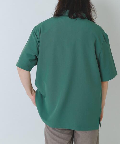 ITEMS URBANRESEARCH（アイテムズ アーバンリサーチ）の「冷感+速乾TRストレッチハーフZIP プルオーバー（シャツ/ブラウス・メンズ・チャコールグレー/ベージュ/ブルー/グリーン・LARGE/MEDIUM）」の10枚目の写真