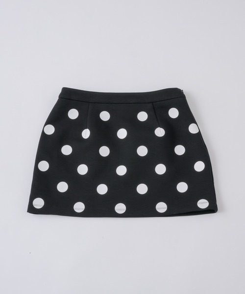 GIUNON(ジウノン)の「dot bonding mini skirt / ドットボンディングミニスカート(スカート・レディース・ブラック/アイボリー・FREE)」の18枚目の写真
