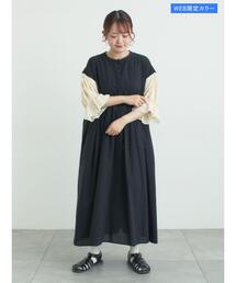 2Way Padded Quilted Dress / 2WAY中綿キルティングワンピース