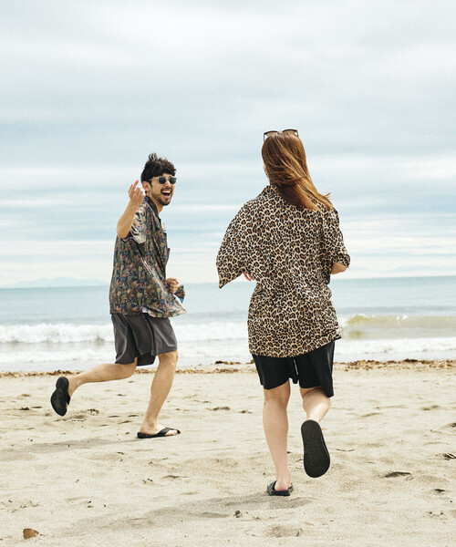 FREAK'S STORE（フリークスストア）の「FREAK'S STORE for BEACH & FES サマー アクティブセットアップ/ナップサック付き（シャツ/ブラウス・メンズ・ブラック/ブラック系その他/レオパード/その他・MEDIUM/LARGE/SMALL）」の8枚目の写真