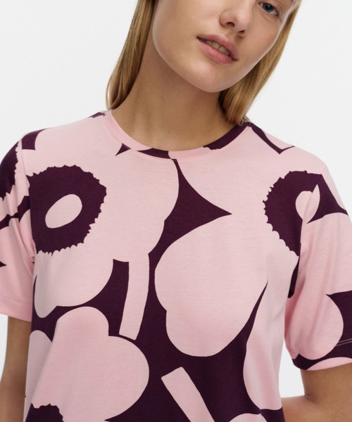 marimekko(マリメッコ)の「Pisteinen Unikko / dress(ワンピース・レディース・ベビーピンク・LARGE/X-SMALL/SMALL)」の4枚目の写真