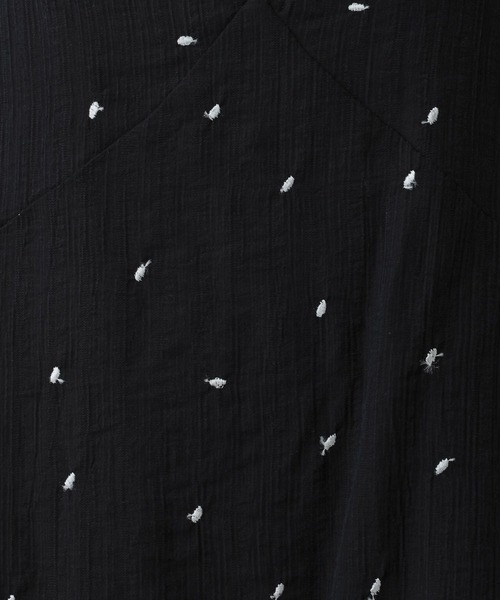 LAKOLE(ラコレ)の「<接触冷感>ドット刺繍ミニキャミワンピース / 849469(ワンピース・レディース・ブルー/アイボリー/ブラック・FREE)」の17枚目の写真