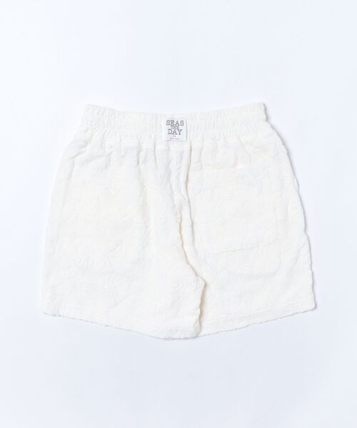 Hula Lani(フララニ)の「HULALANI/フララニ レディース ショーツ パイル生地 ハイビスカス柄 263HU2SP054(その他パンツ・レディース・アイボリー/ブルー/ピンク・FREE)」の4枚目の写真