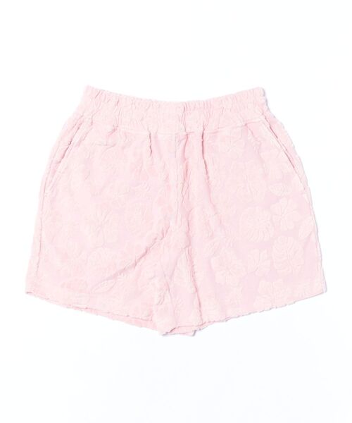 Hula Lani(フララニ)の「HULALANI/フララニ レディース ショーツ パイル生地 ハイビスカス柄 263HU2SP054(その他パンツ・レディース・アイボリー/ブルー/ピンク・FREE)」の17枚目の写真
