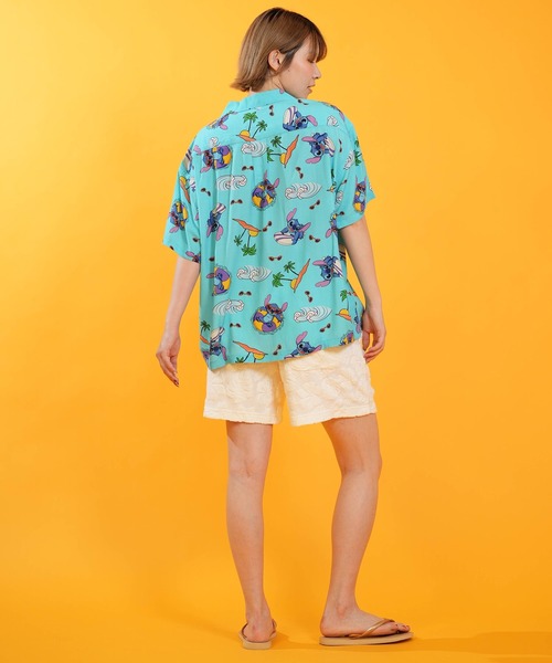 Hula Lani(フララニ)の「HULALANI/フララニ レディース ショーツ パイル生地 ハイビスカス柄 263HU2SP054(その他パンツ・レディース・アイボリー/ブルー/ピンク・FREE)」の21枚目の写真