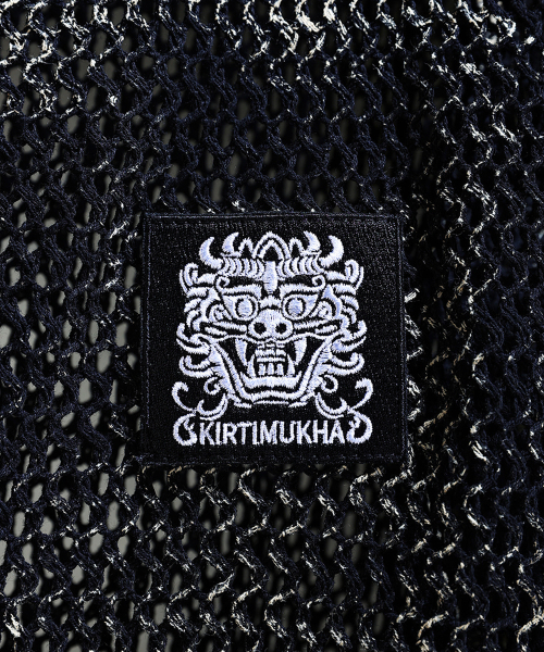 KIRTIMUKHA(キールティムカ)の「ラフブリーチパッチメッシュニットフードジップアップ(パーカー・メンズ・その他・FREE)」の8枚目の写真